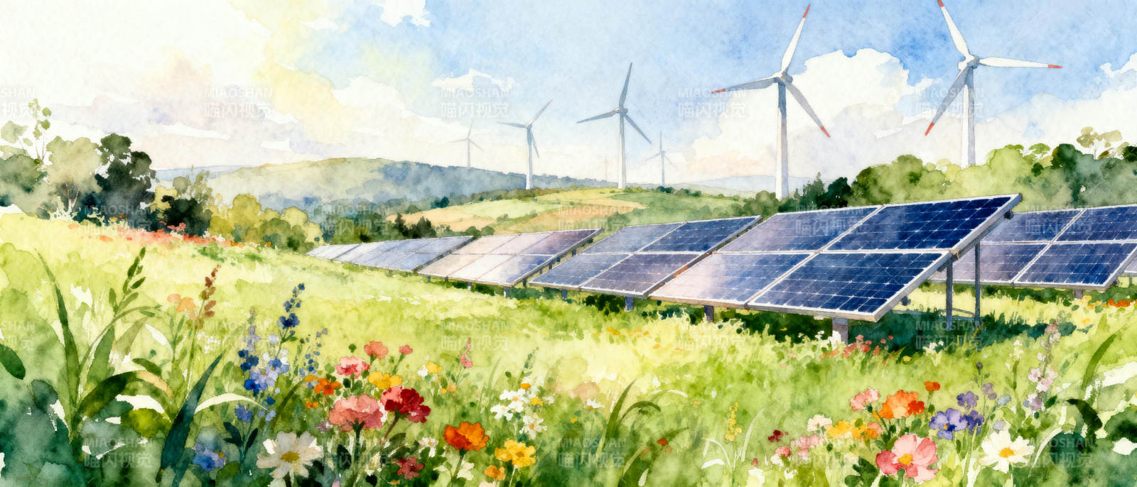 绿野风光 能源共生图片