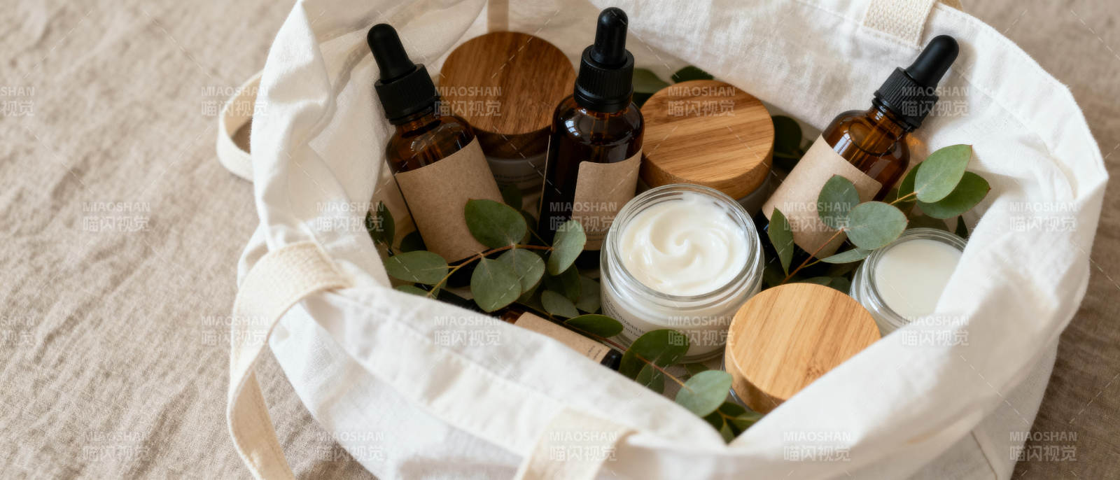 天然护肤套装图片