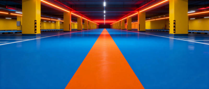 炫彩地下车库图片