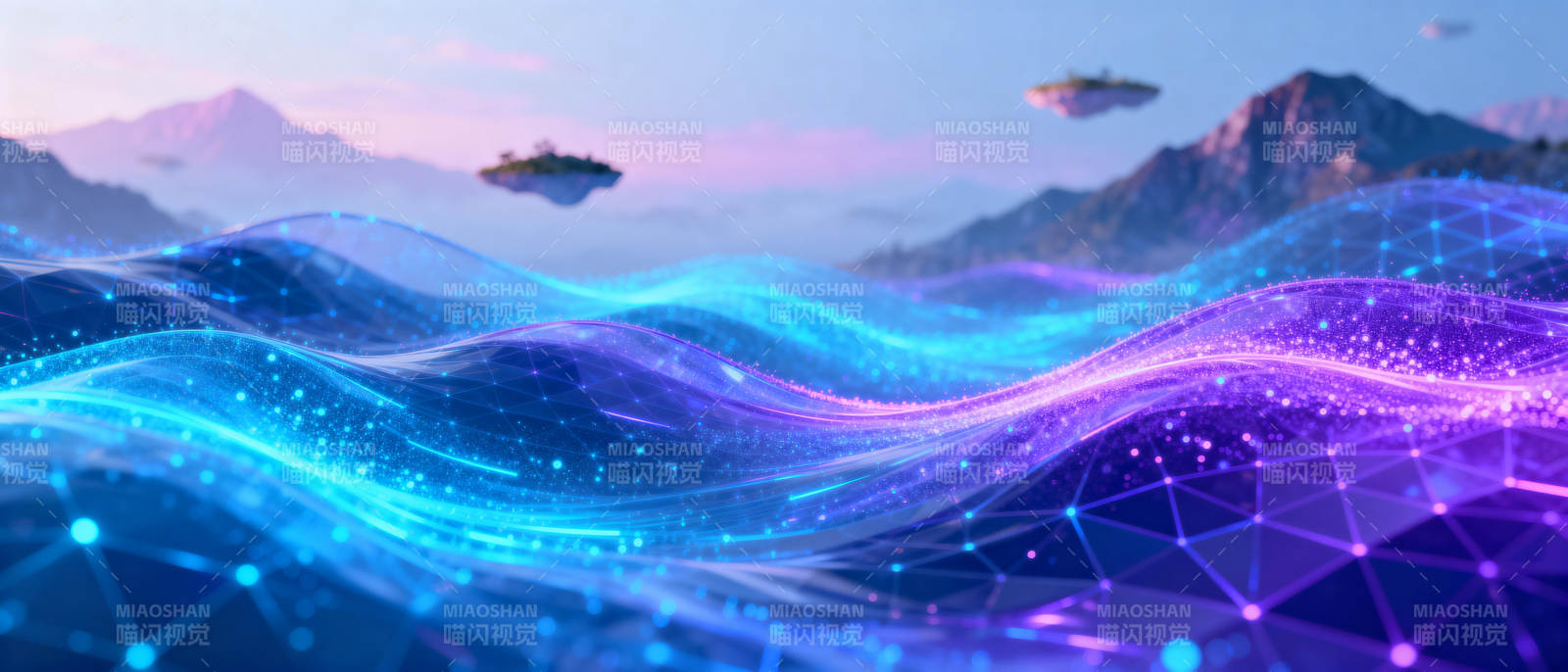 未来波浪奇景图片