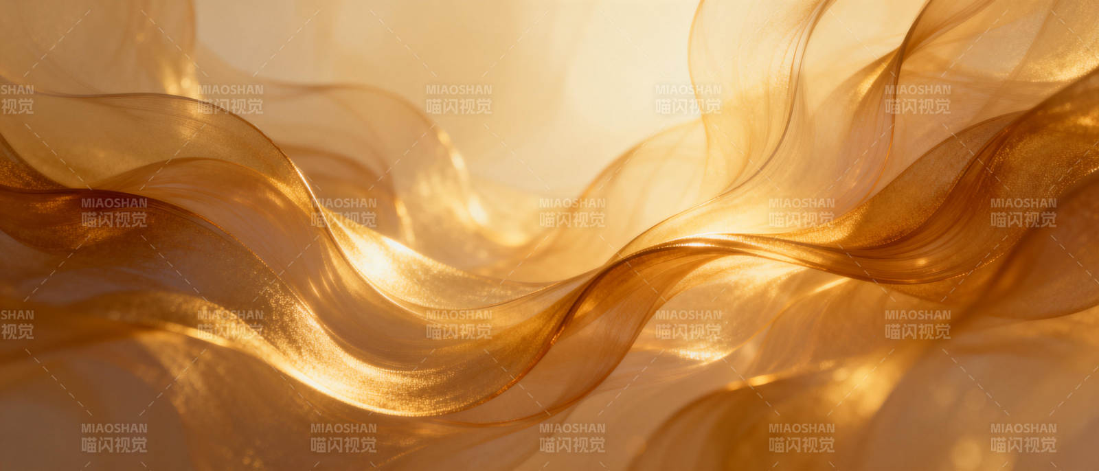 金色波浪图片