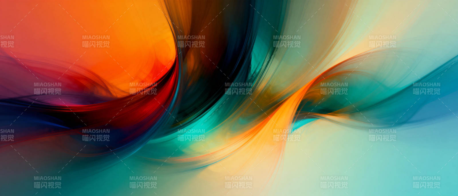 色彩流动的艺术图片