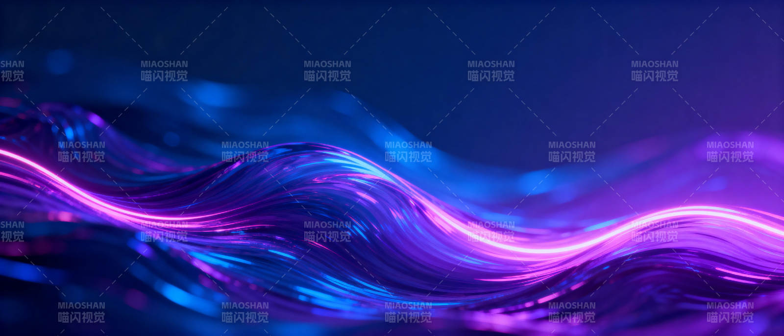 紫蓝波光流动图片
