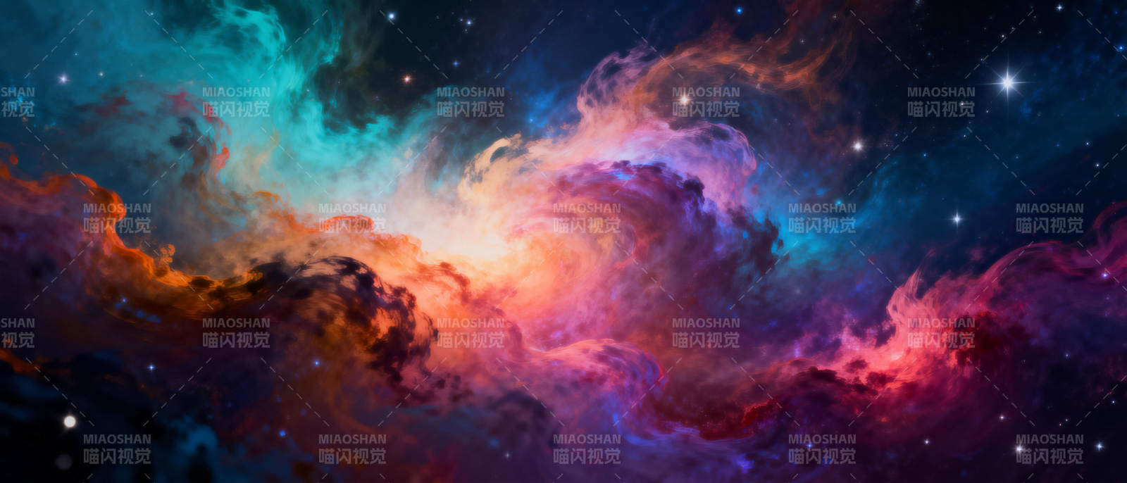 星云绚烂宇宙图片