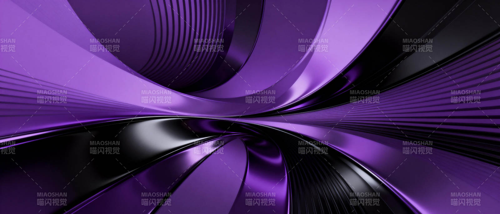 紫黑流光漩涡图片