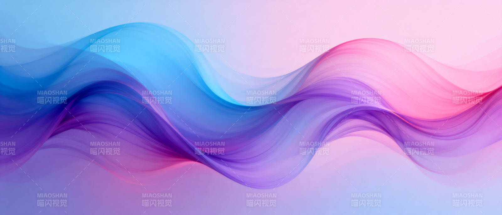 梦幻波浪色彩图片