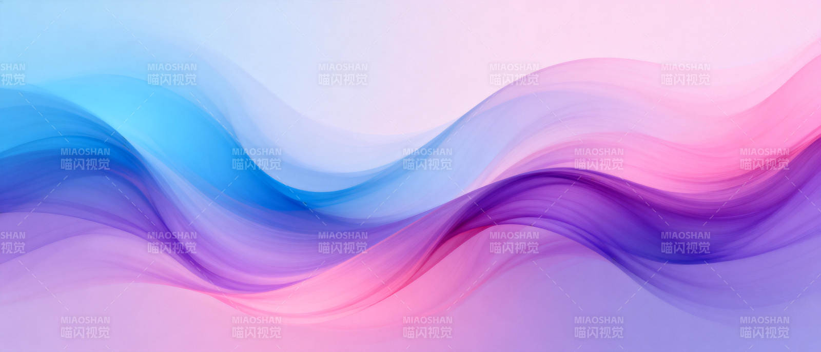 梦幻波浪色彩图片