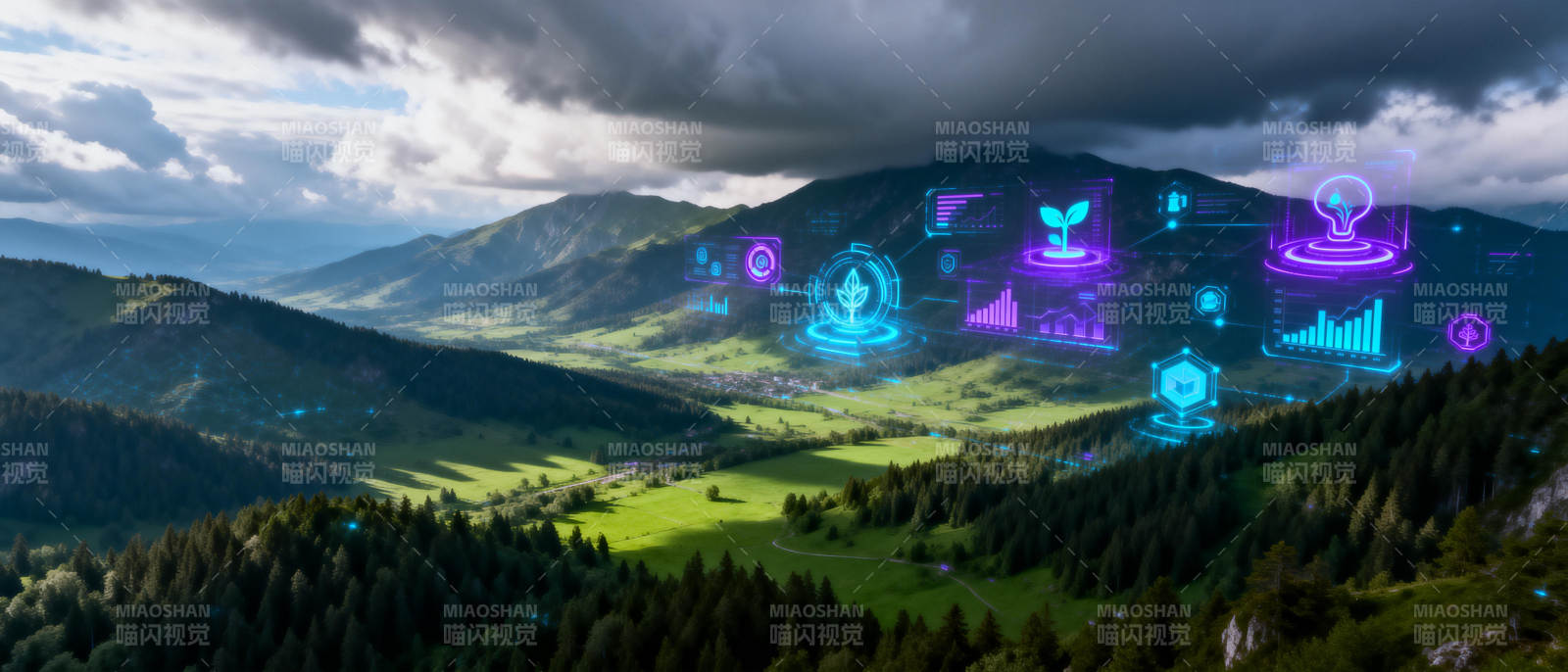 智慧山川 科技共生图片