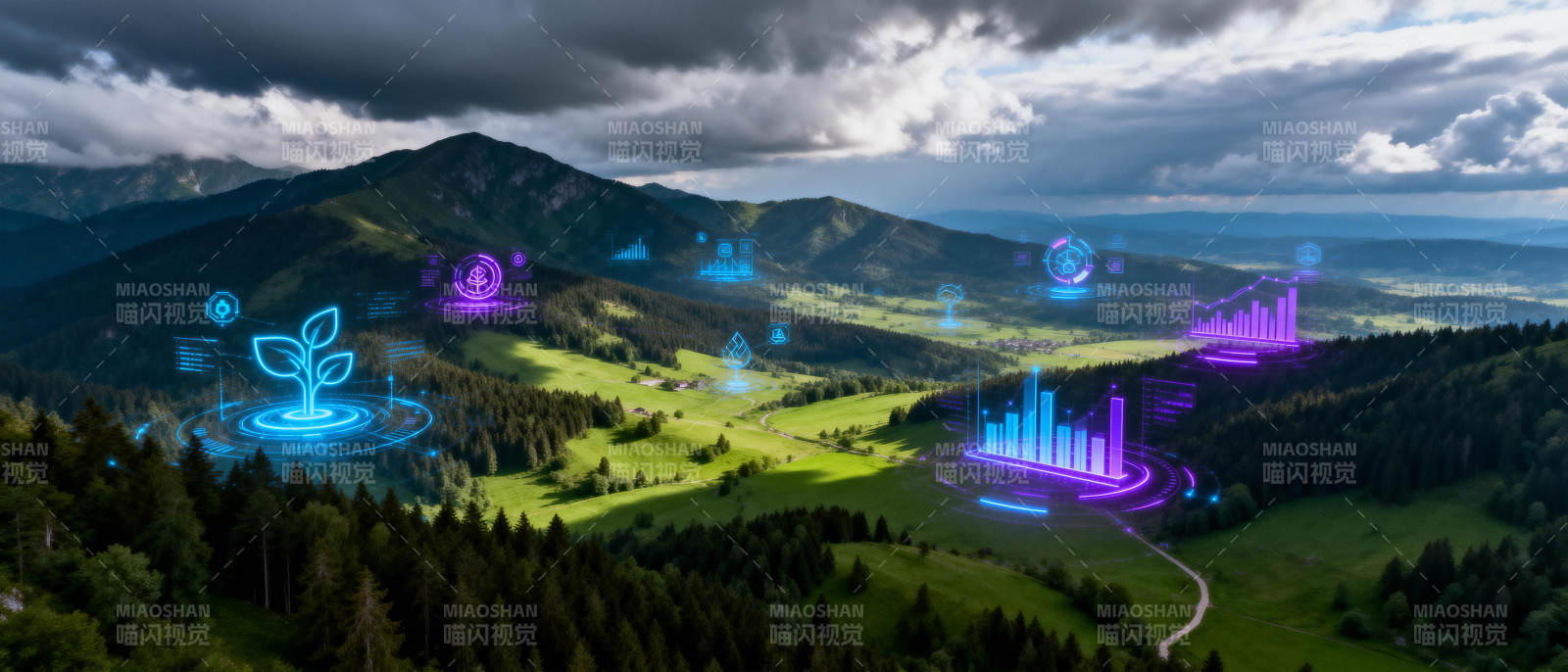 智慧山谷未来图景图片