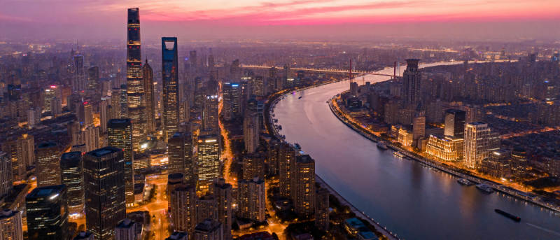 上海夜景璀璨图片