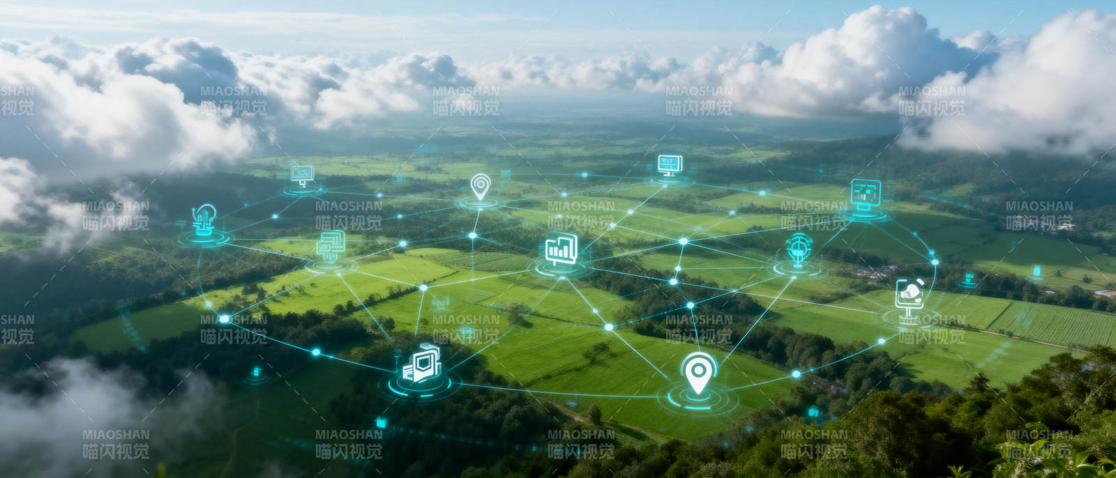 智慧农业互联网络图片