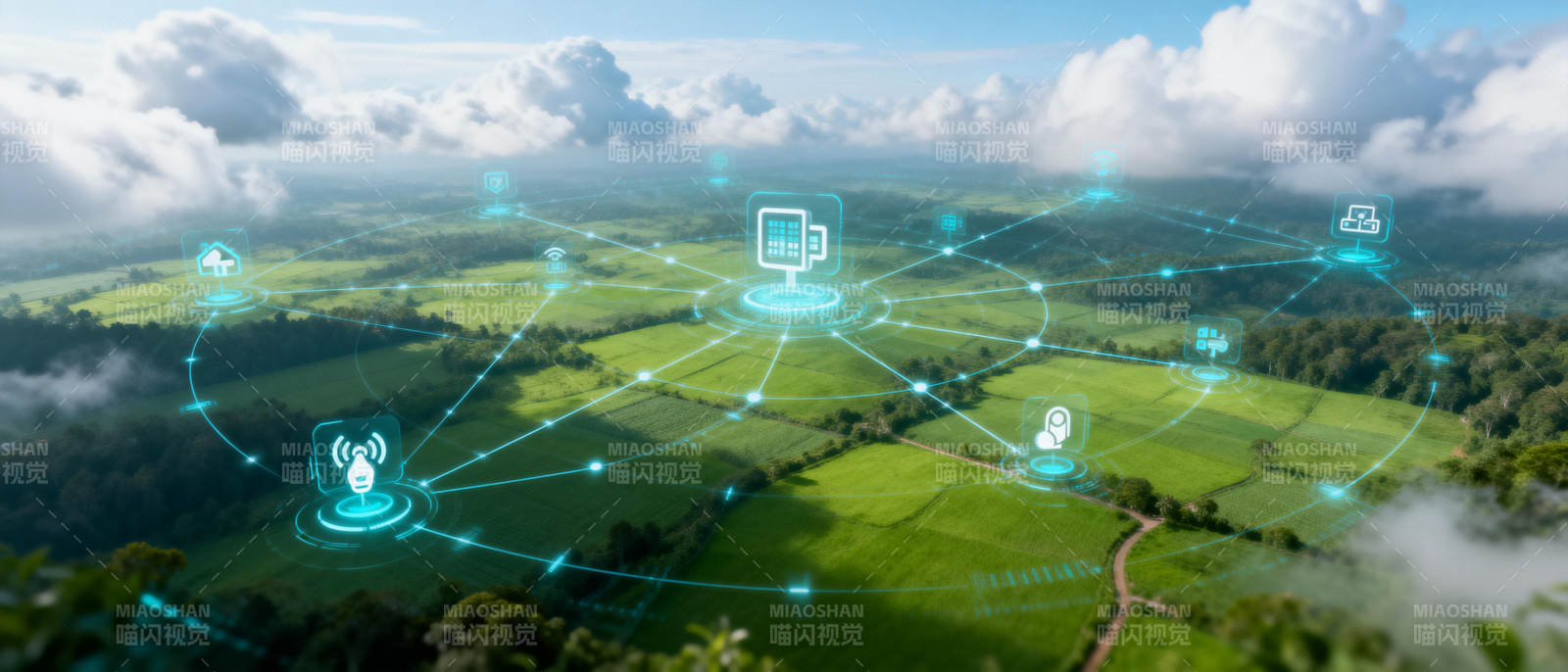 智慧农业互联网络图片
