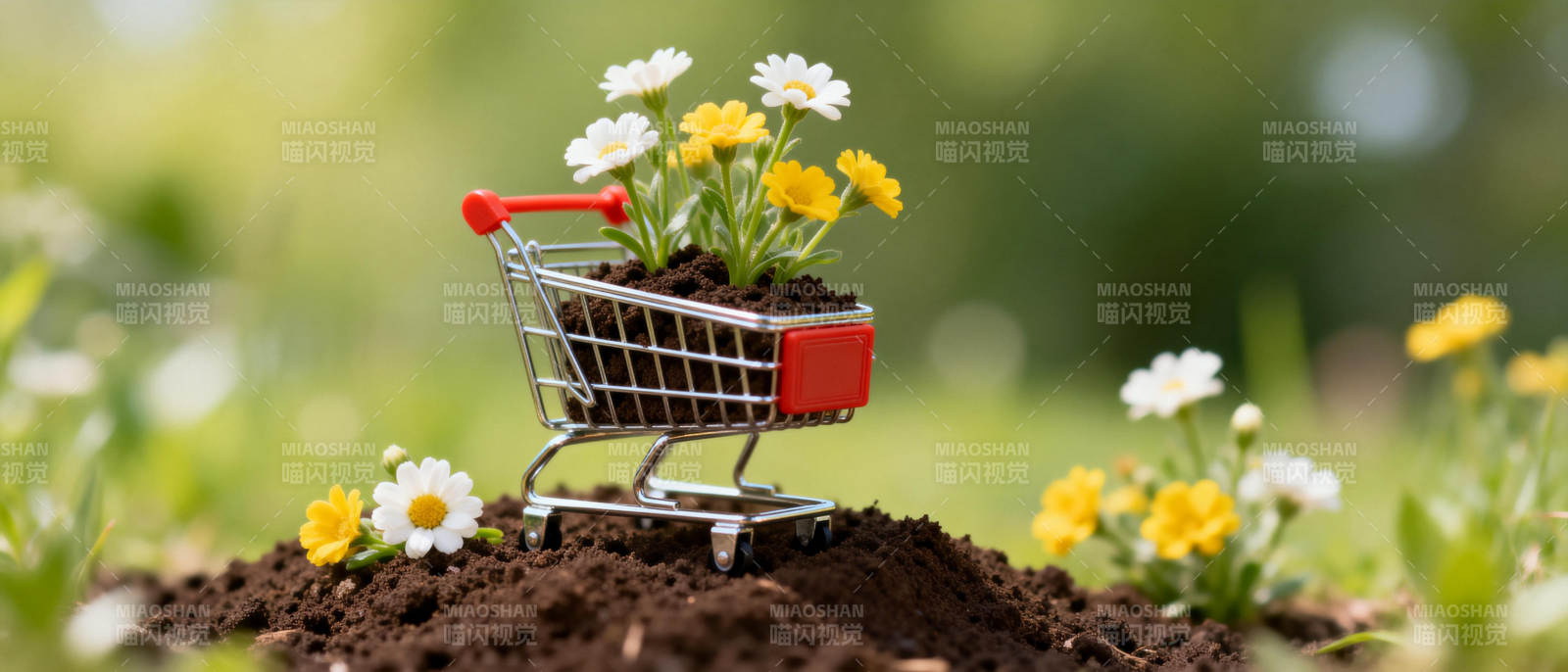 花车春意盎然图片