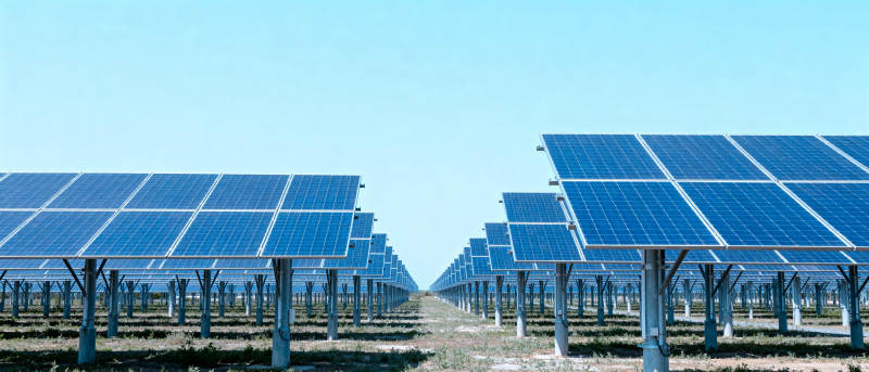 太阳能发电场图片