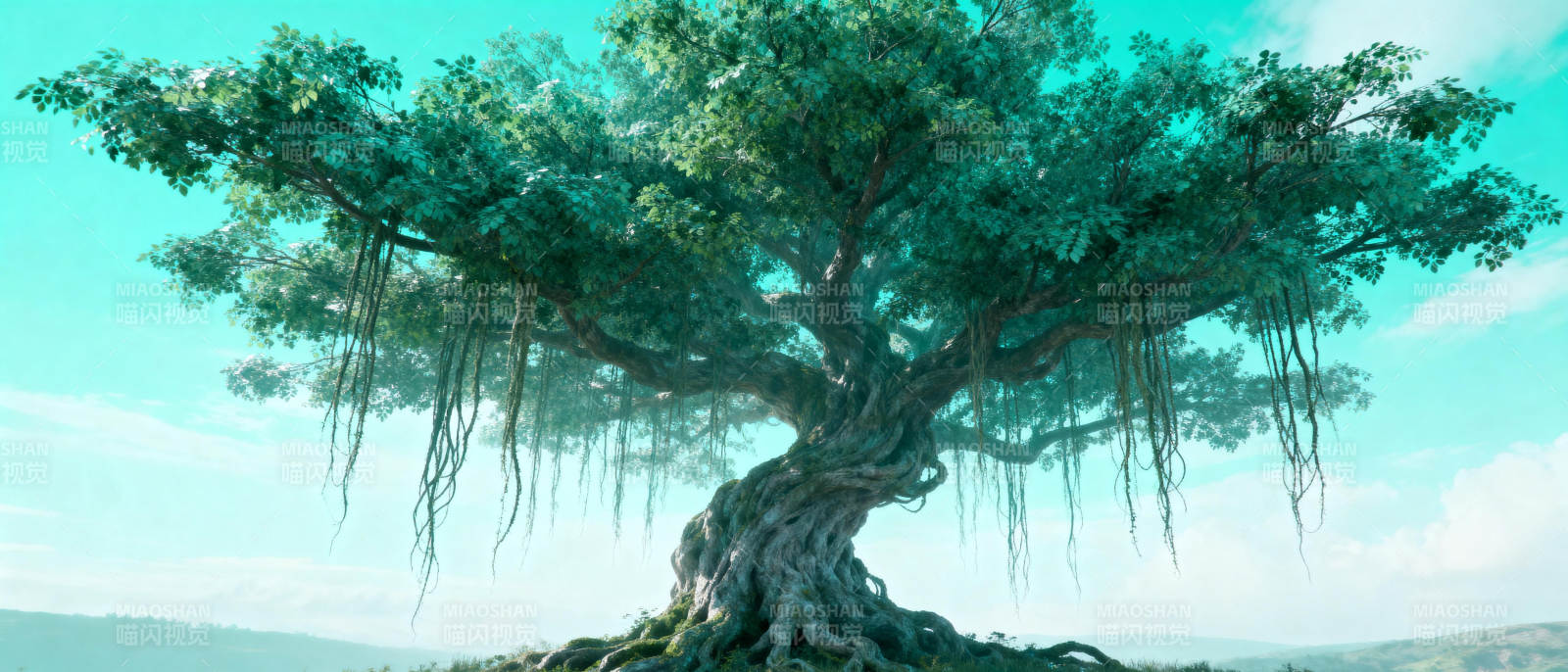 古树苍穹图片