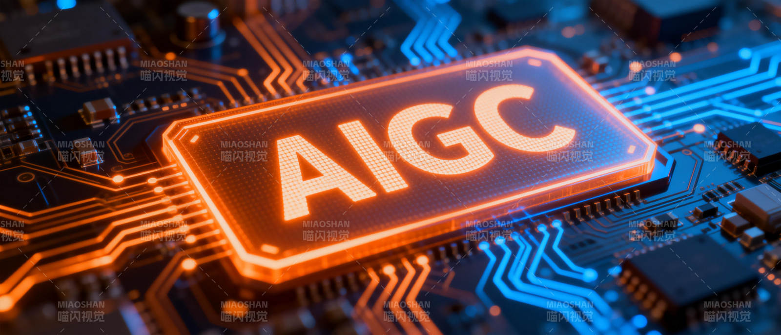 AIGC芯片科技图片