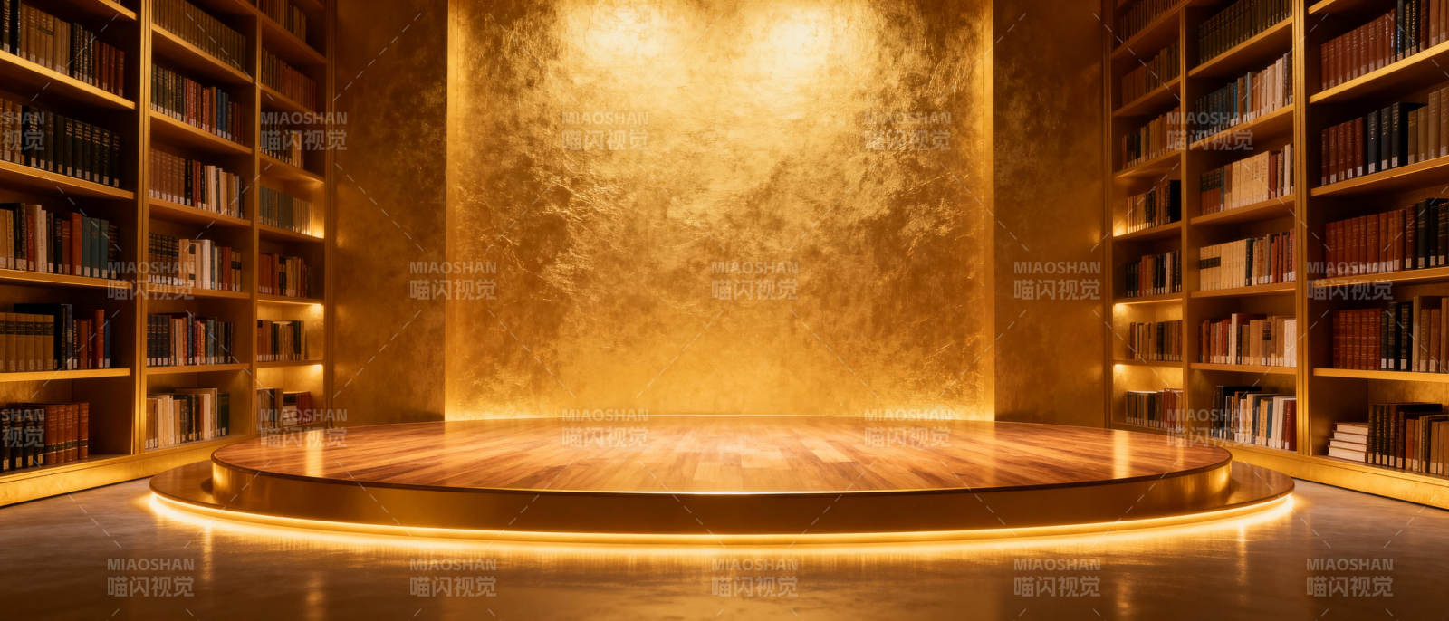 金色书屋舞台图片