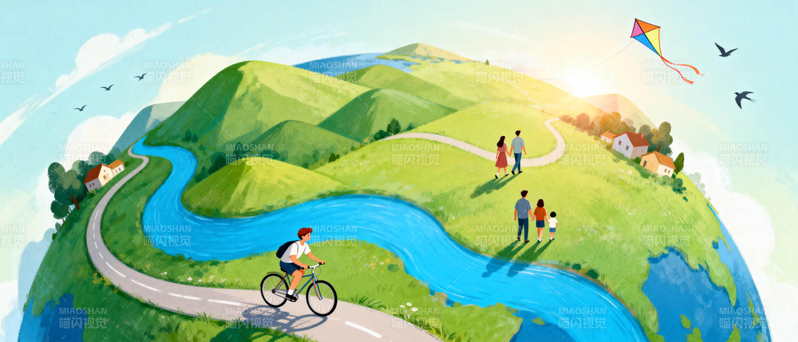 绿色星球上的欢乐时光图片