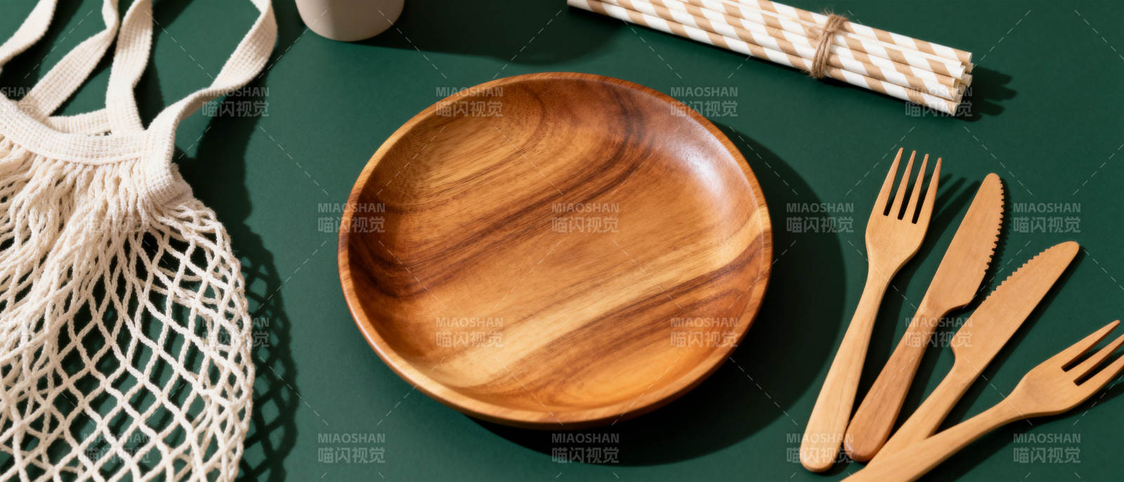木质餐具套装图片