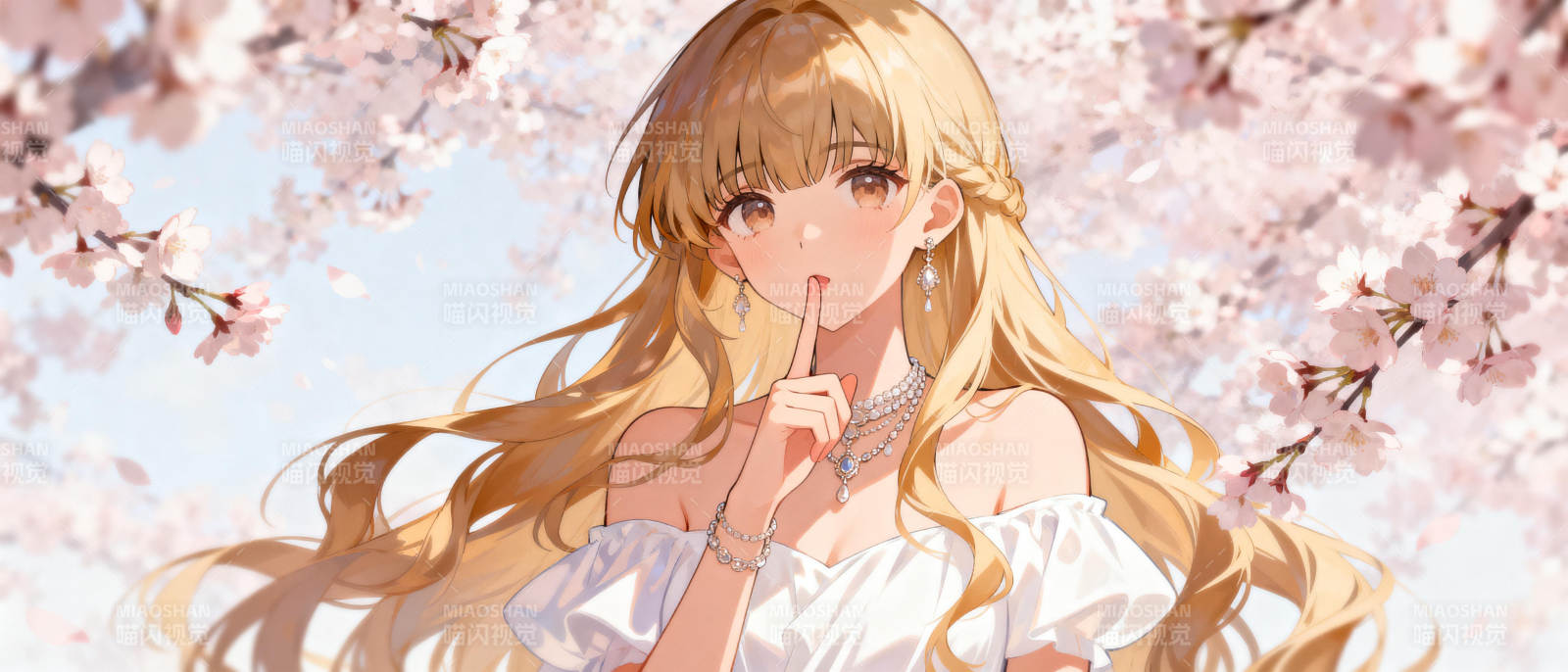 樱花下的静谧时光图片