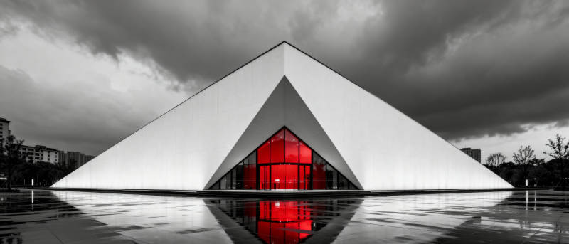 红窗金字塔图片