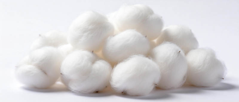 洁白棉絮堆叠图片