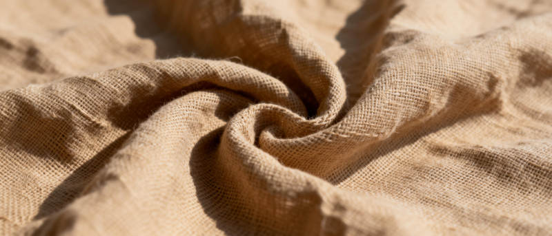 麻布纹理特写图片