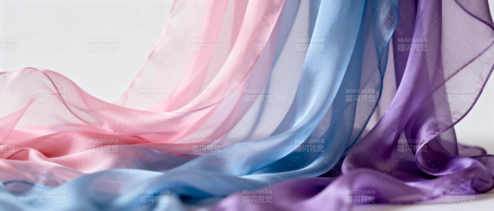 彩纱飘逸图片