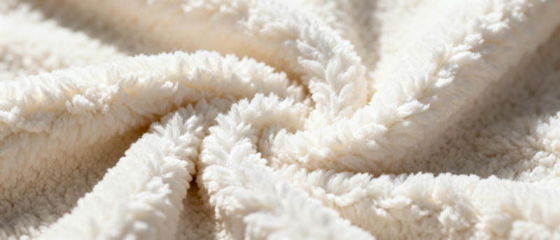 柔软绒毛布料特写图片