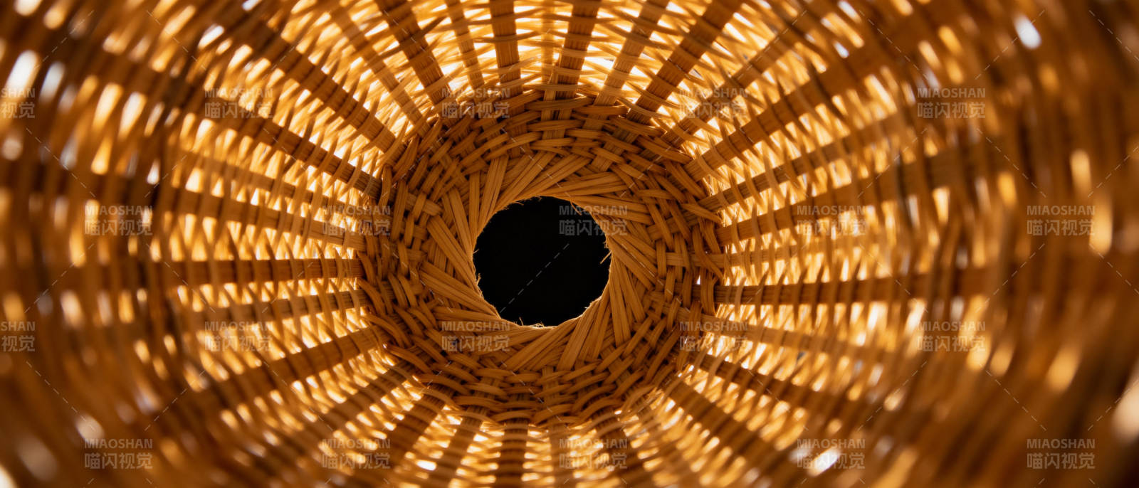 竹编光影艺术图片