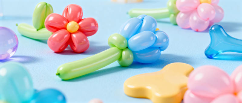 气球花艺创意摆件图片