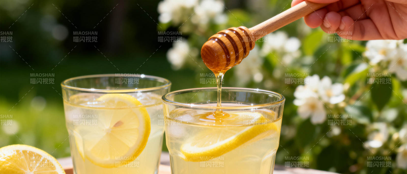 蜂蜜柠檬水图片