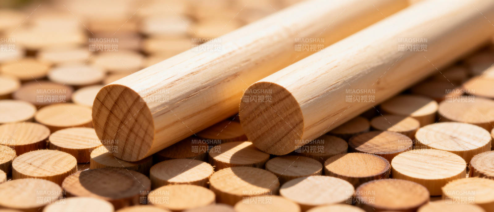 木棍与圆片背景图片