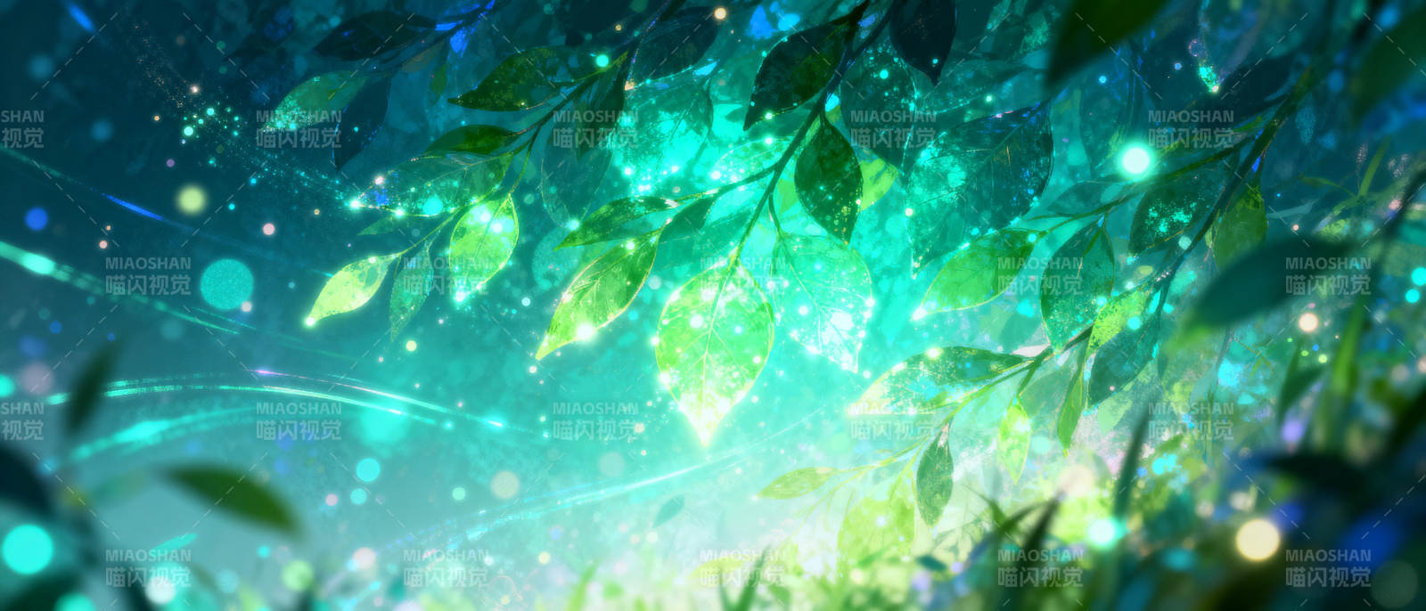 绿意盎然的梦境图片