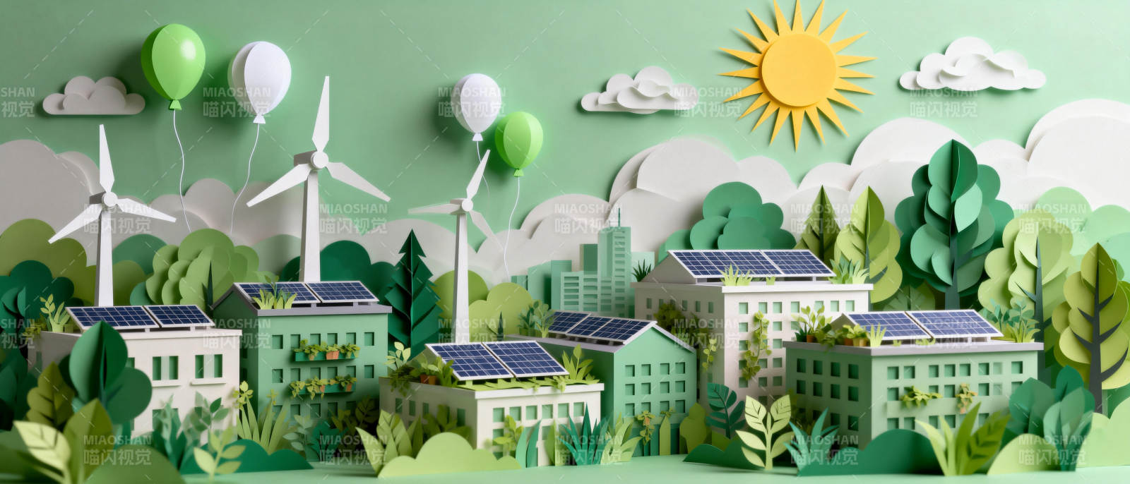 绿色能源城市图片