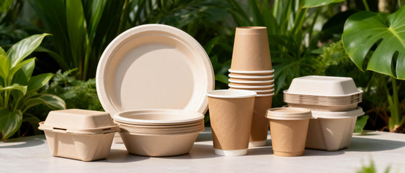 环保餐具展示图片