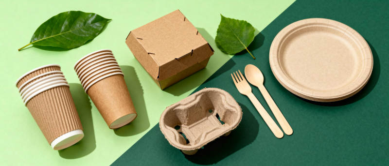 环保餐具展示图片