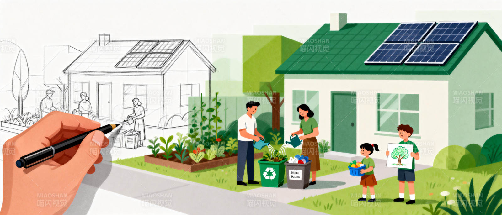 绿色家园 共绘未来图片