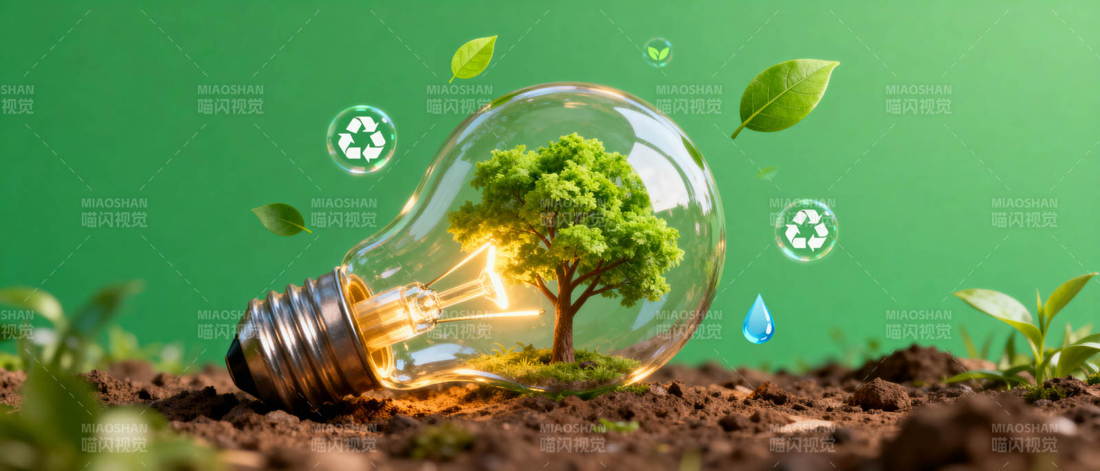 绿色能源 点亮未来图片