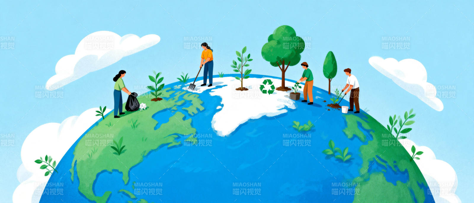 地球环保行动图片