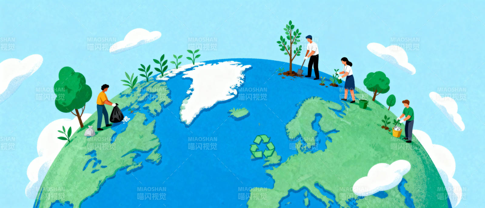 地球环保行动图片