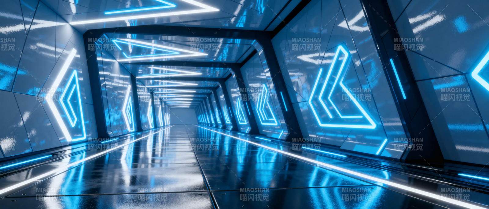 未来科技隧道图片