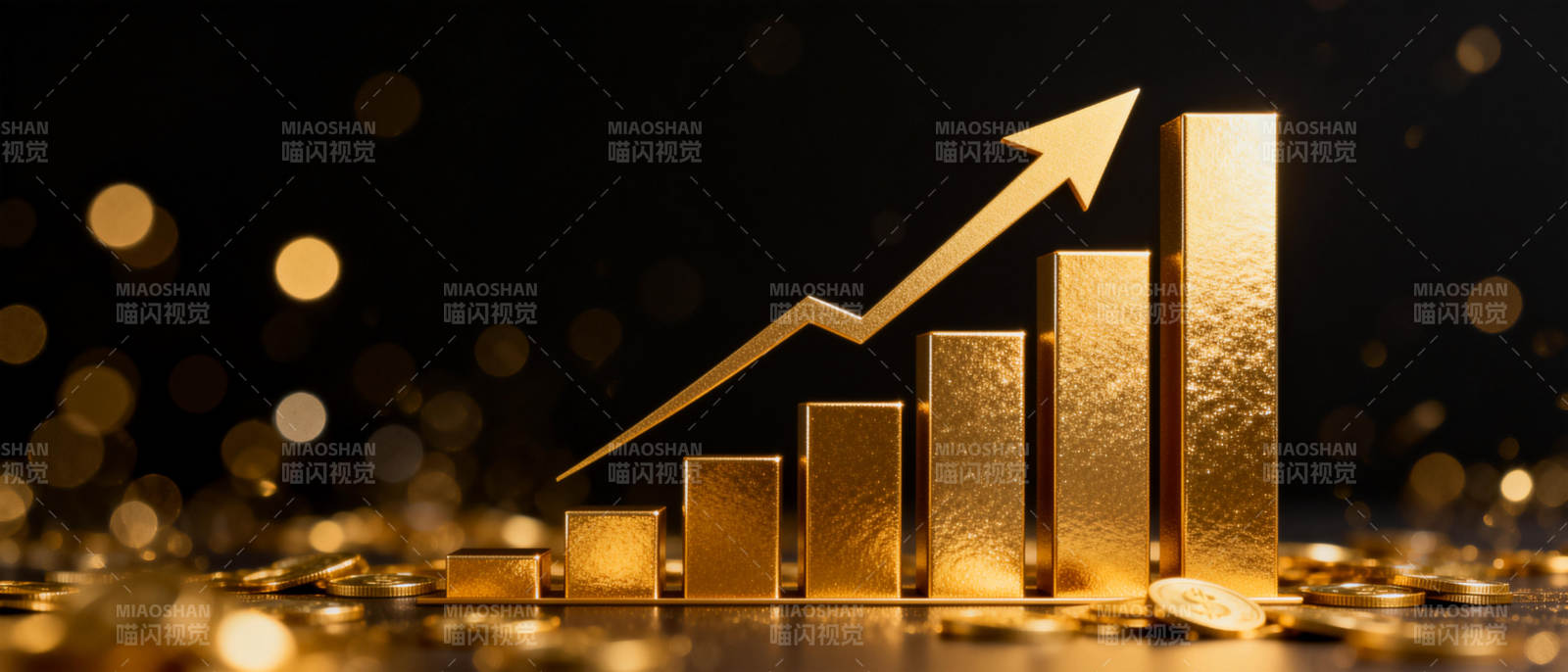 黄金价格持续上涨图片