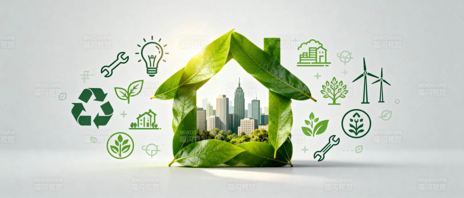 绿色家园 环保未来图片