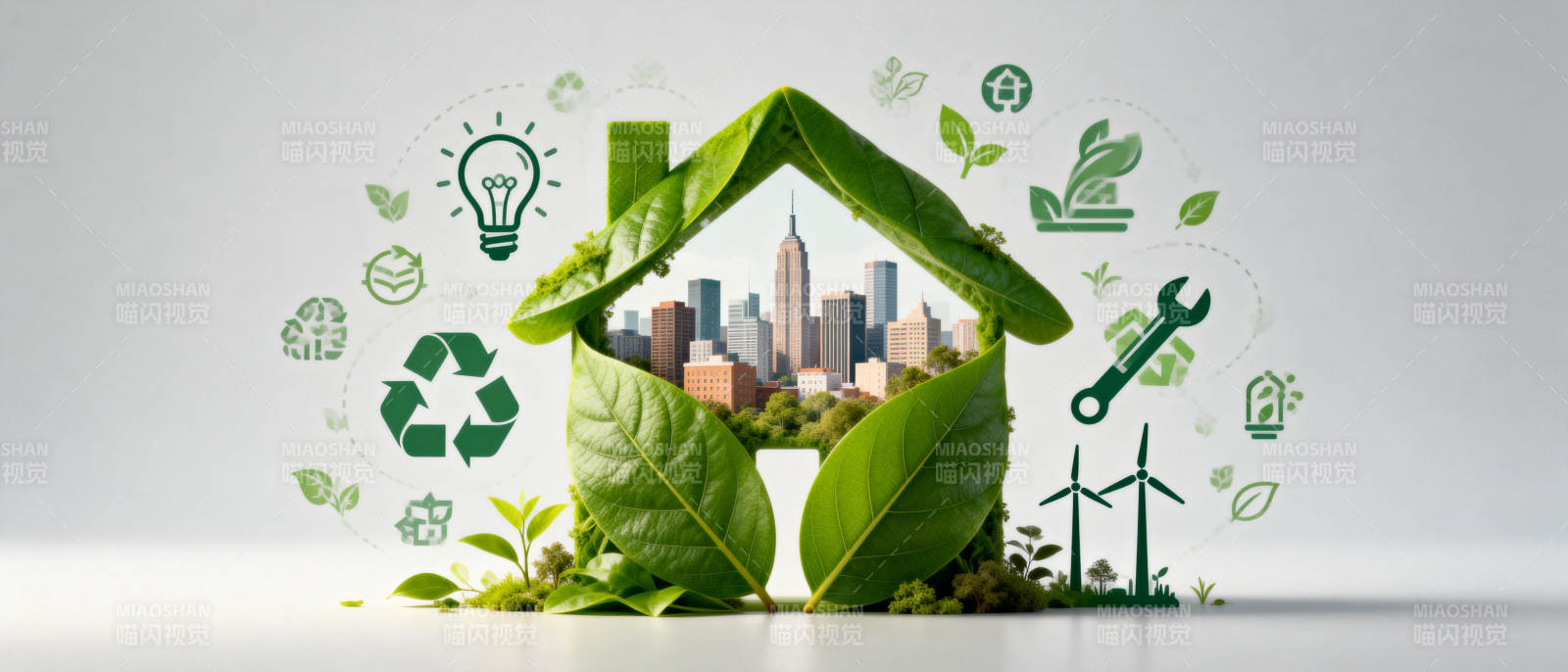 绿色家园 环保未来图片