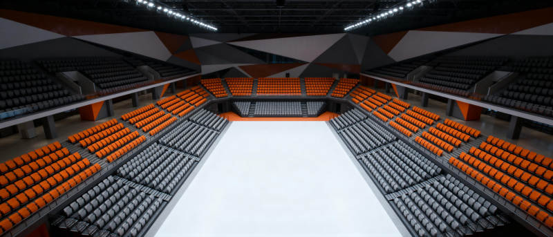 空旷的体育馆图片