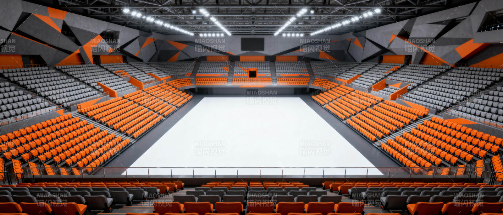 空旷的体育馆图片