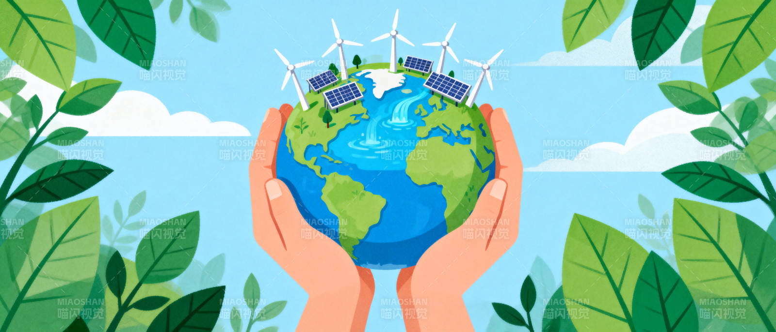 守护绿色地球图片