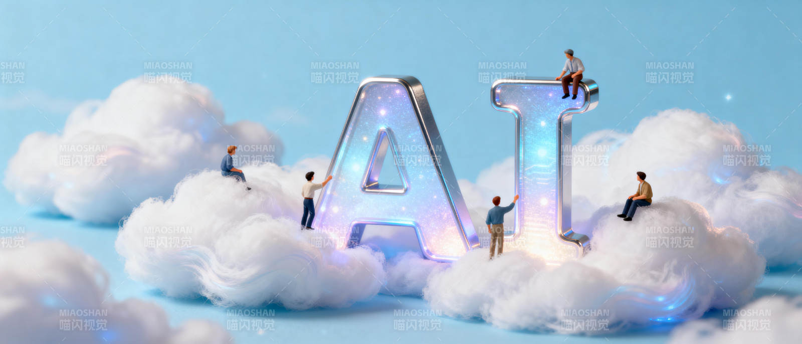 AI云上世界图片