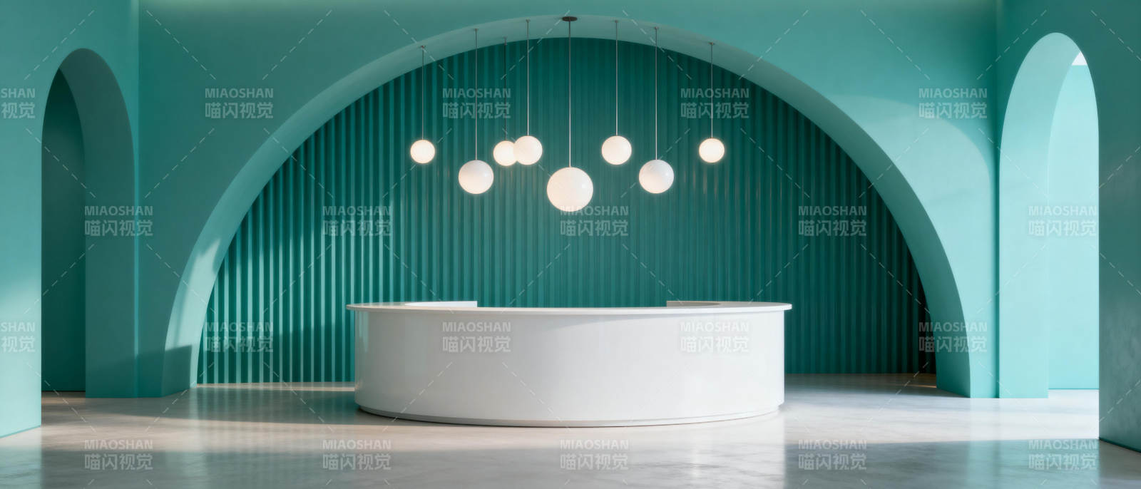 现代简约接待厅图片